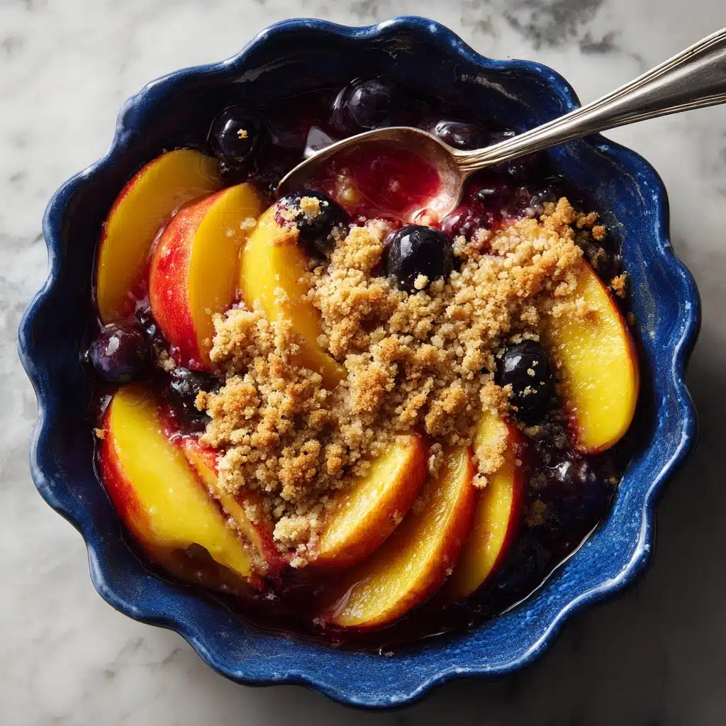 Summer Peach and Blueberry Cobbler Recipe - Recipe Image