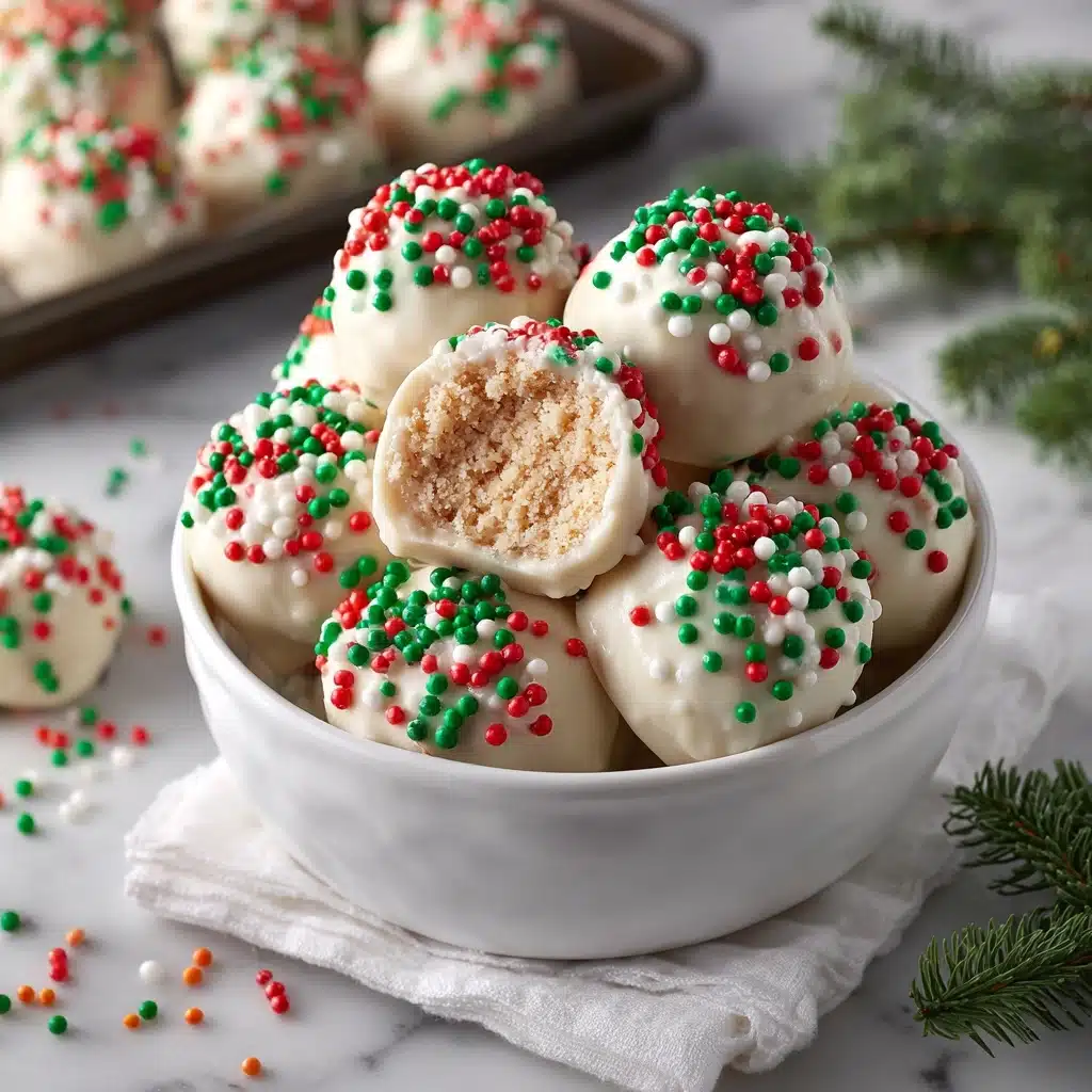 Christmas Sugar Cookie Truffles Recipe