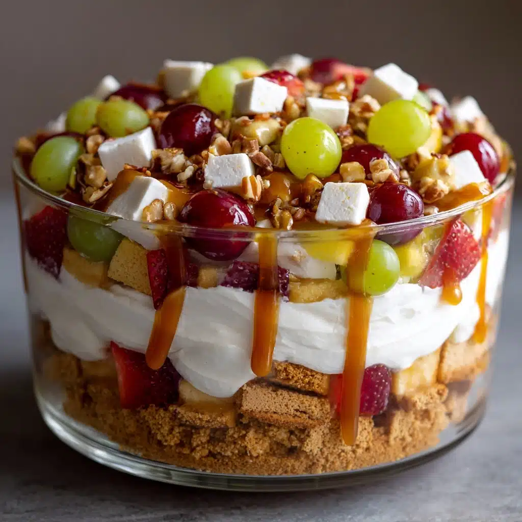 Caramel Crunch Cheesecake Fruit Salad Recipe