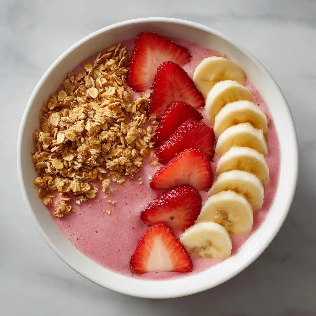 Strawberry Banana Smoothie Bowl Recipe