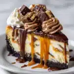Caramel Chocolate Coffee Cheesecake Recipe
