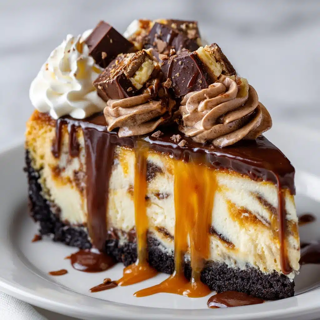 Caramel Chocolate Coffee Cheesecake Recipe