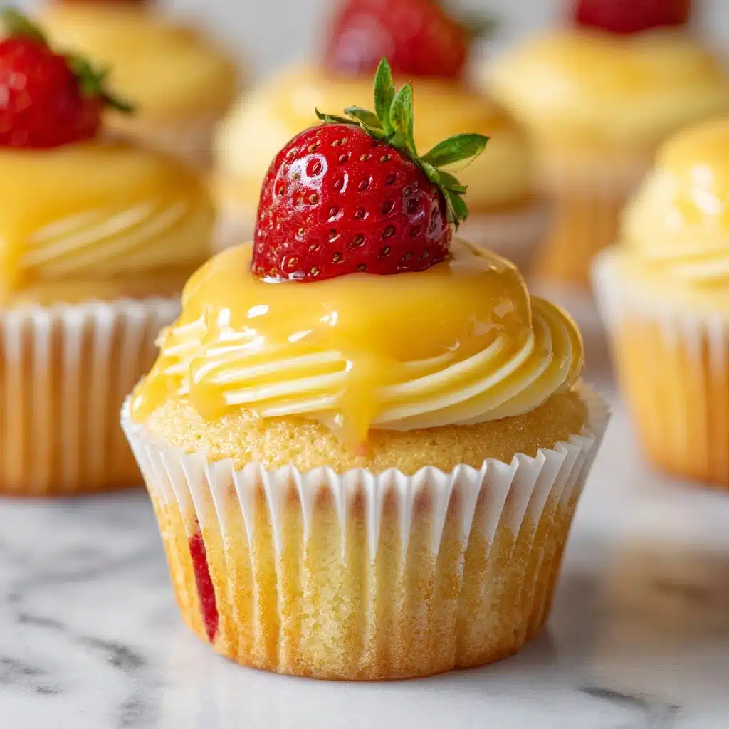 Strawberry Mango Cupcakes Recipe - Recipe Image
