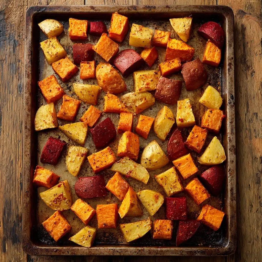 Roasted Apple Cinnamon Sweet Potatoes Recipe