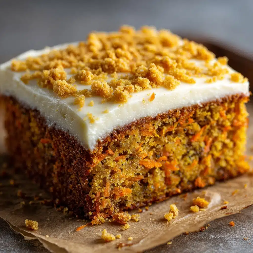 Decadent Carrot Cake Bars with Cream Cheese Frosting Recipe - Recipe Image