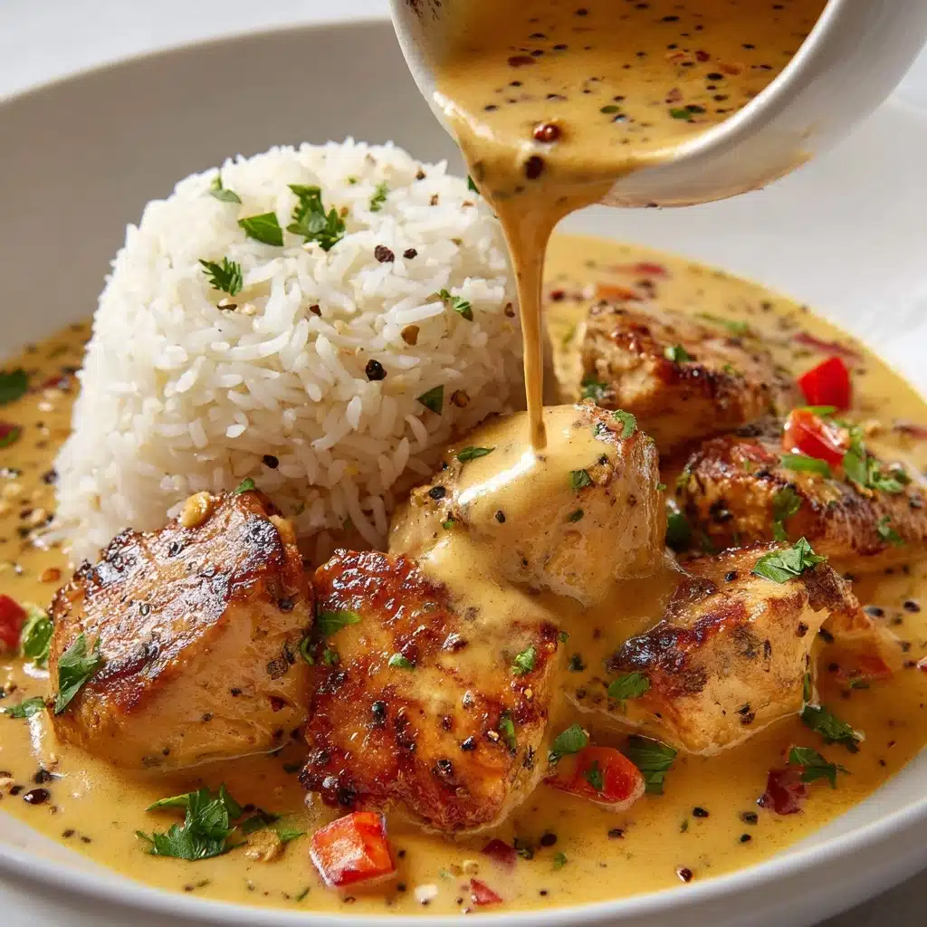 Creamy Paprika Chicken with Tender Rice in a Velvety Sauce Recipe