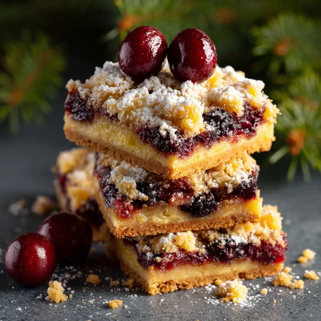 Christmas Cherry Bars Recipe