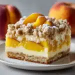 Peaches and Cream Pie Bars Recipe