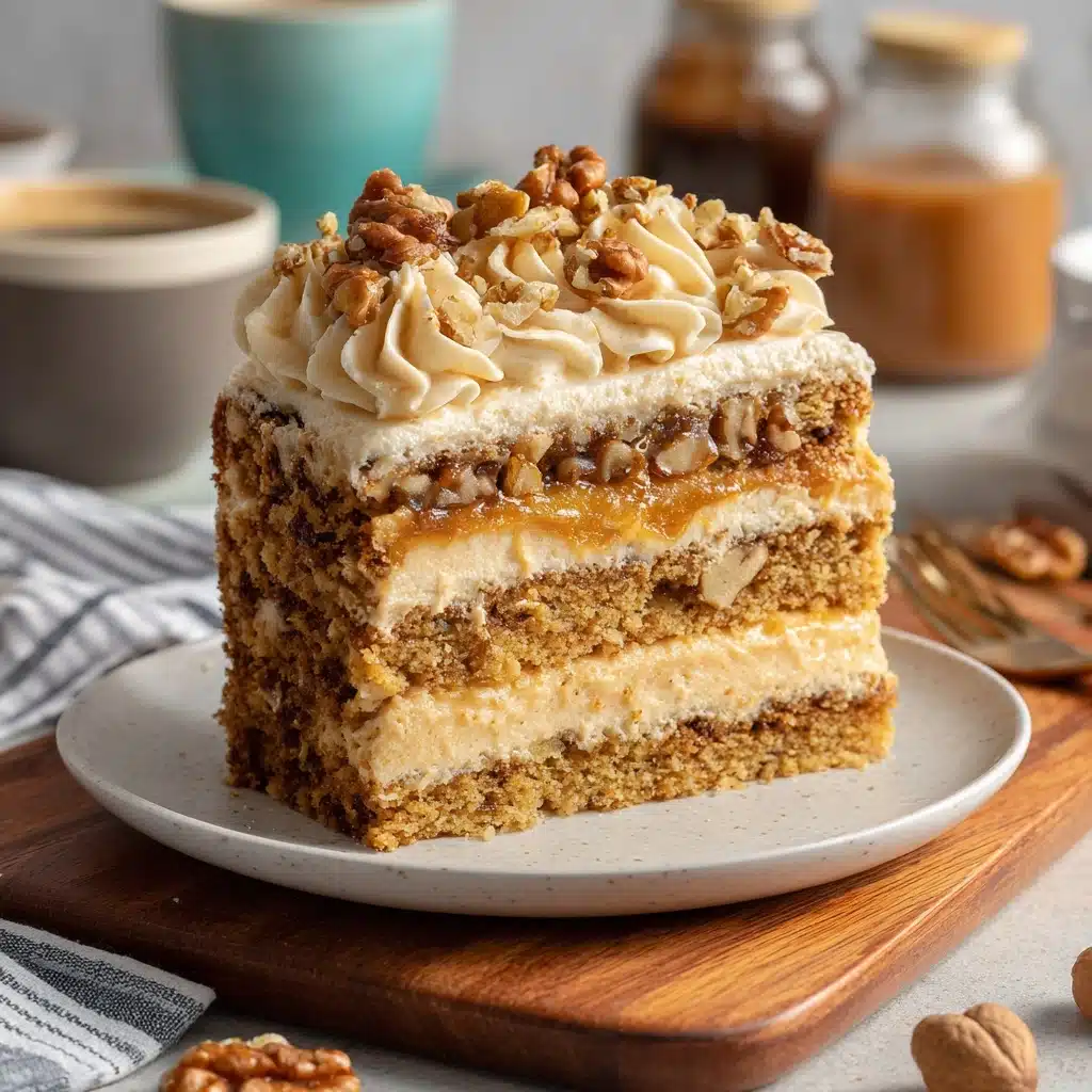 Date Coffee Cake with Walnuts & Espresso Recipe