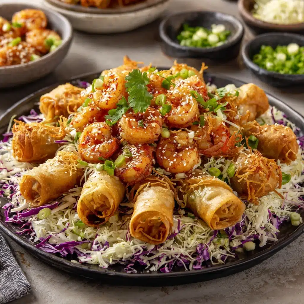 Crispy Shrimp and Cabbage Egg Rolls Recipe
