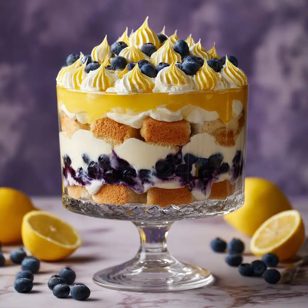 Lemon Blueberry Trifle Recipe