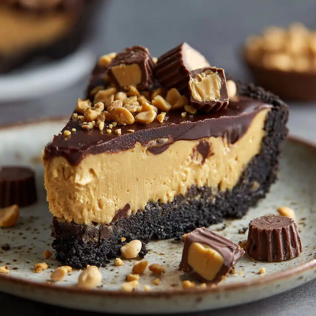 Peanut Butter Cup Chocolate Pie Recipe