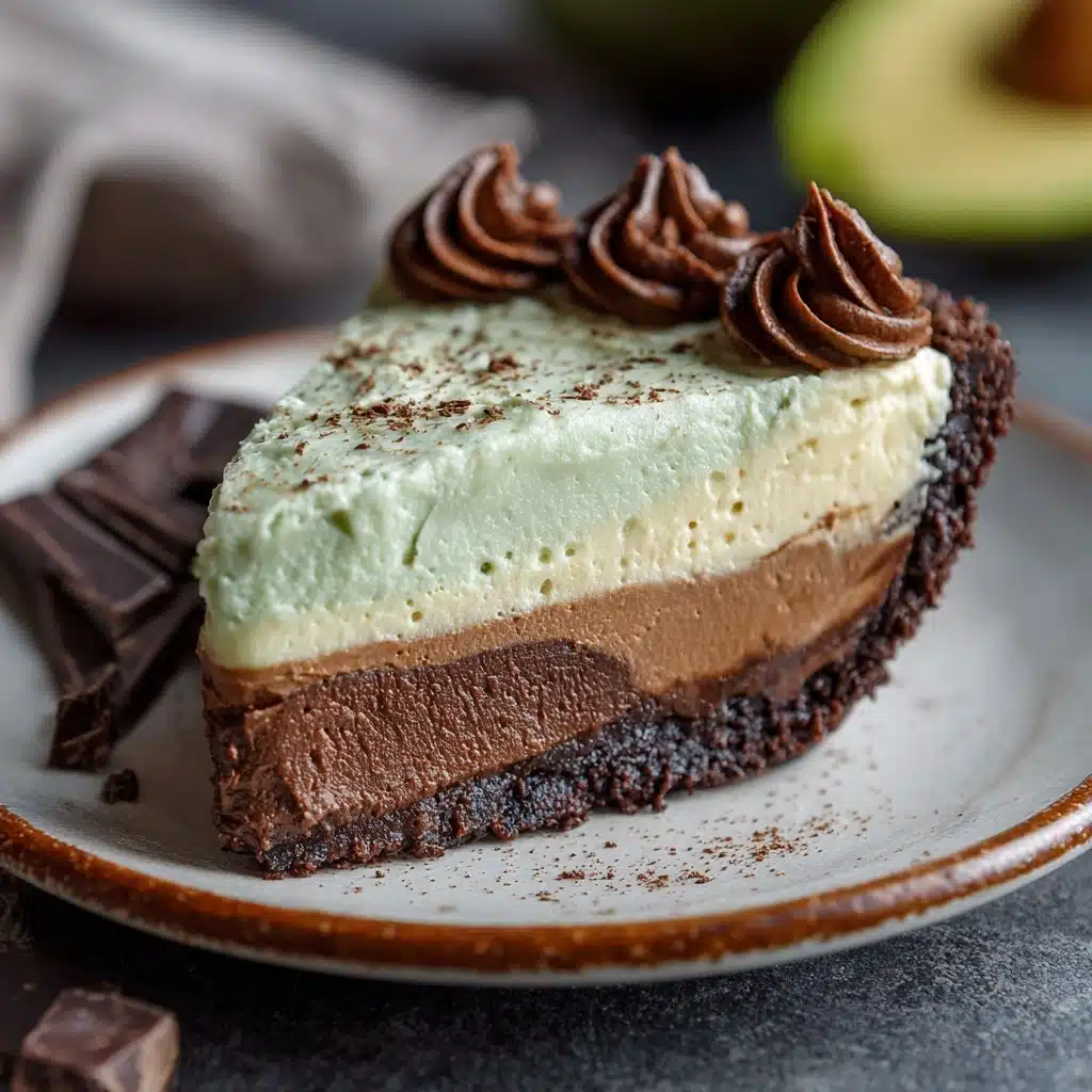 Chocolate Avocado Pie Recipe - Recipe Image