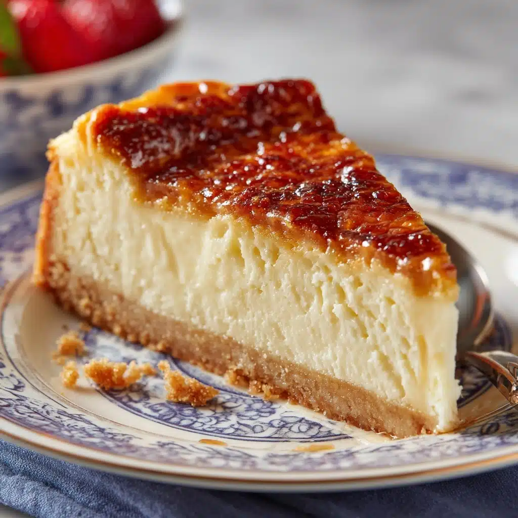 Crème Brûlée Cheesecake Recipe - Recipe Image