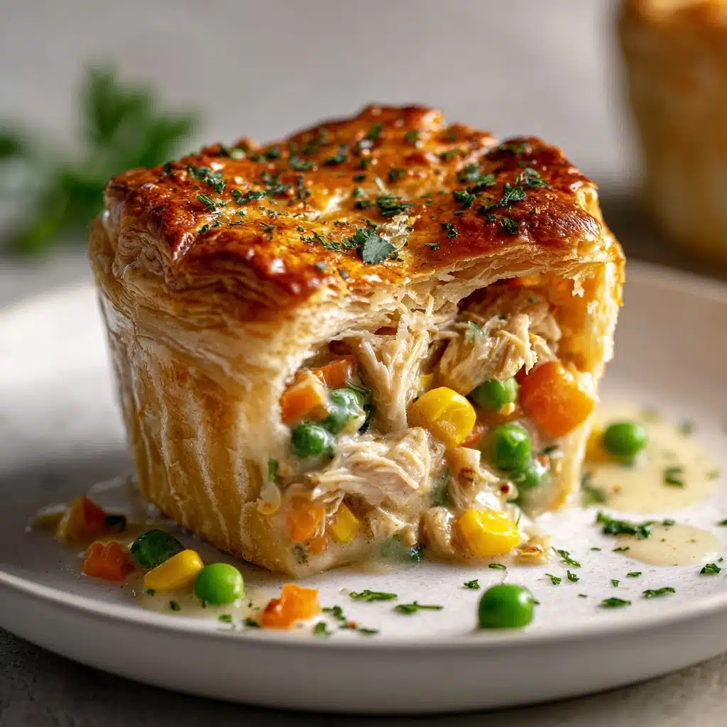 Mini Chicken Pot Pie Muffins Recipe - Recipe Image