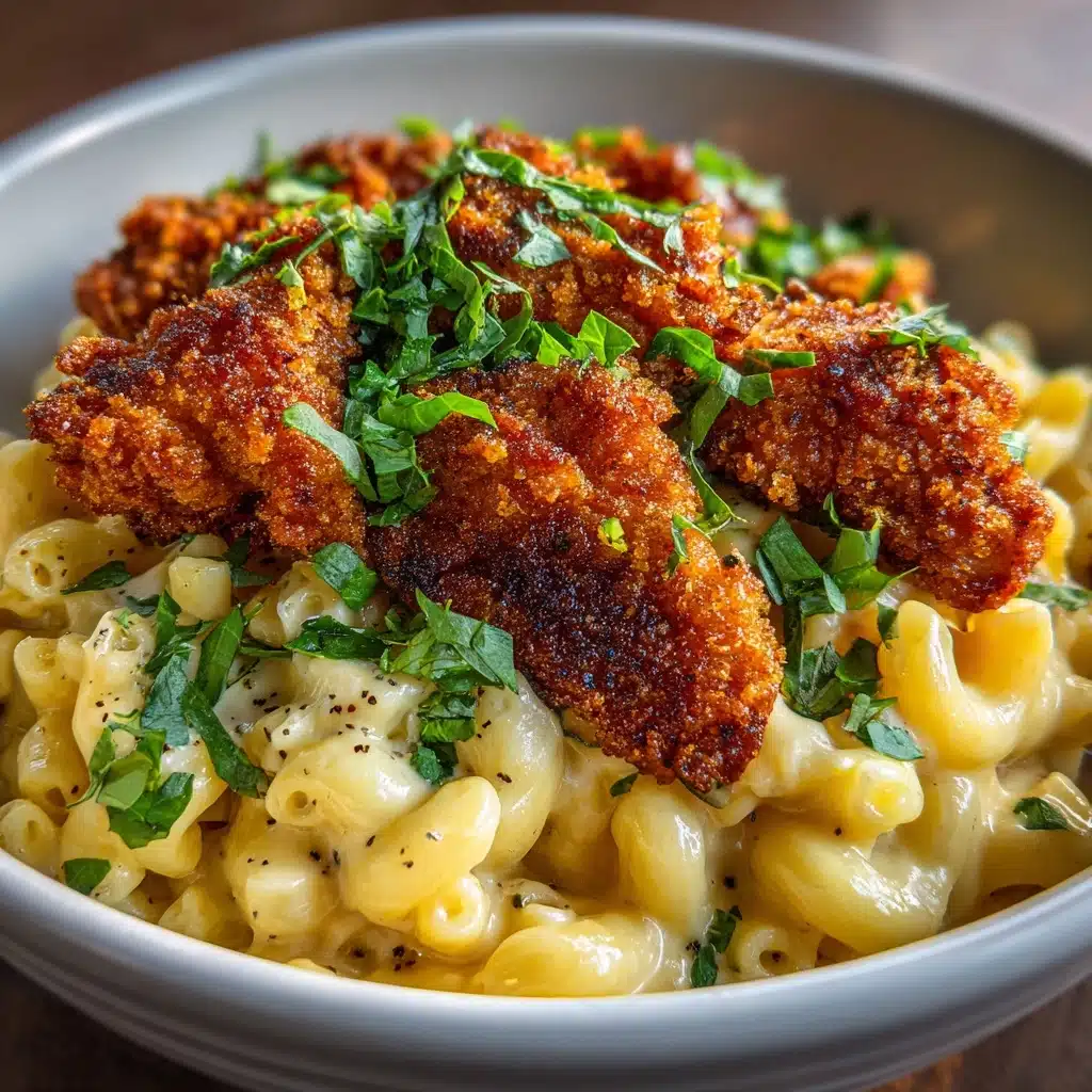 Honey Pepper Chicken Mac and Cheese Recipe - Recipe Image