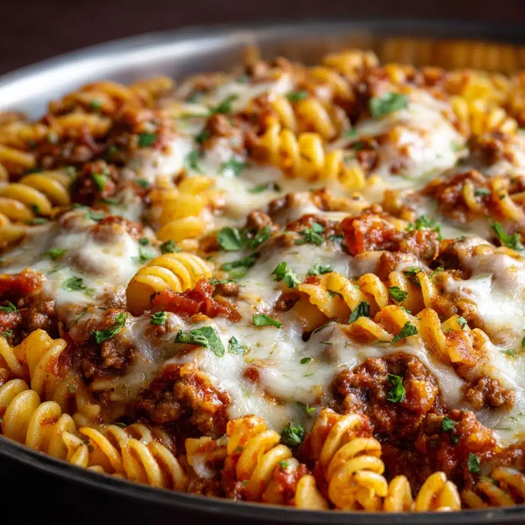 Cheesy Beef Pasta Recipe - Recipe Image