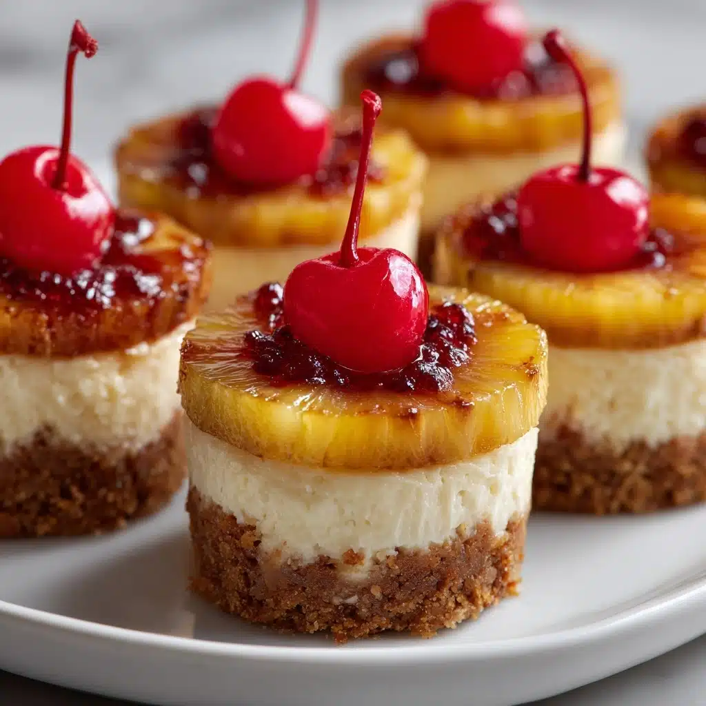 Mini Pineapple Upside-Down Cheesecakes Recipe - Recipe Image