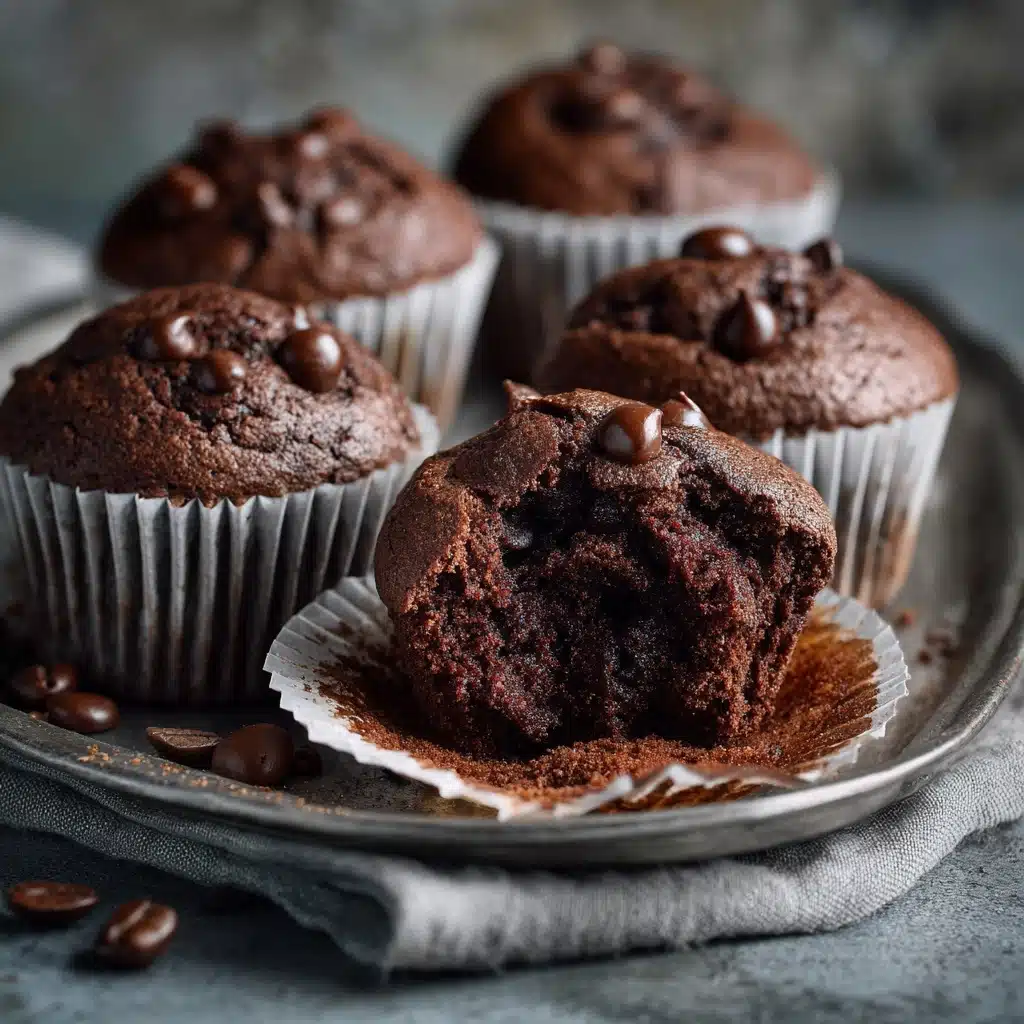 Double Chocolate Espresso Muffins Recipe - Recipe Image