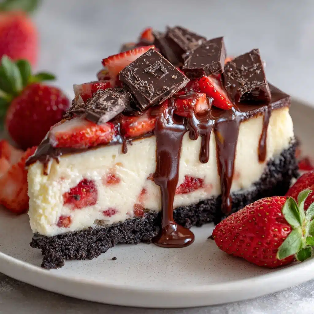 Chocolate Strawberry Cheesecake Recipe