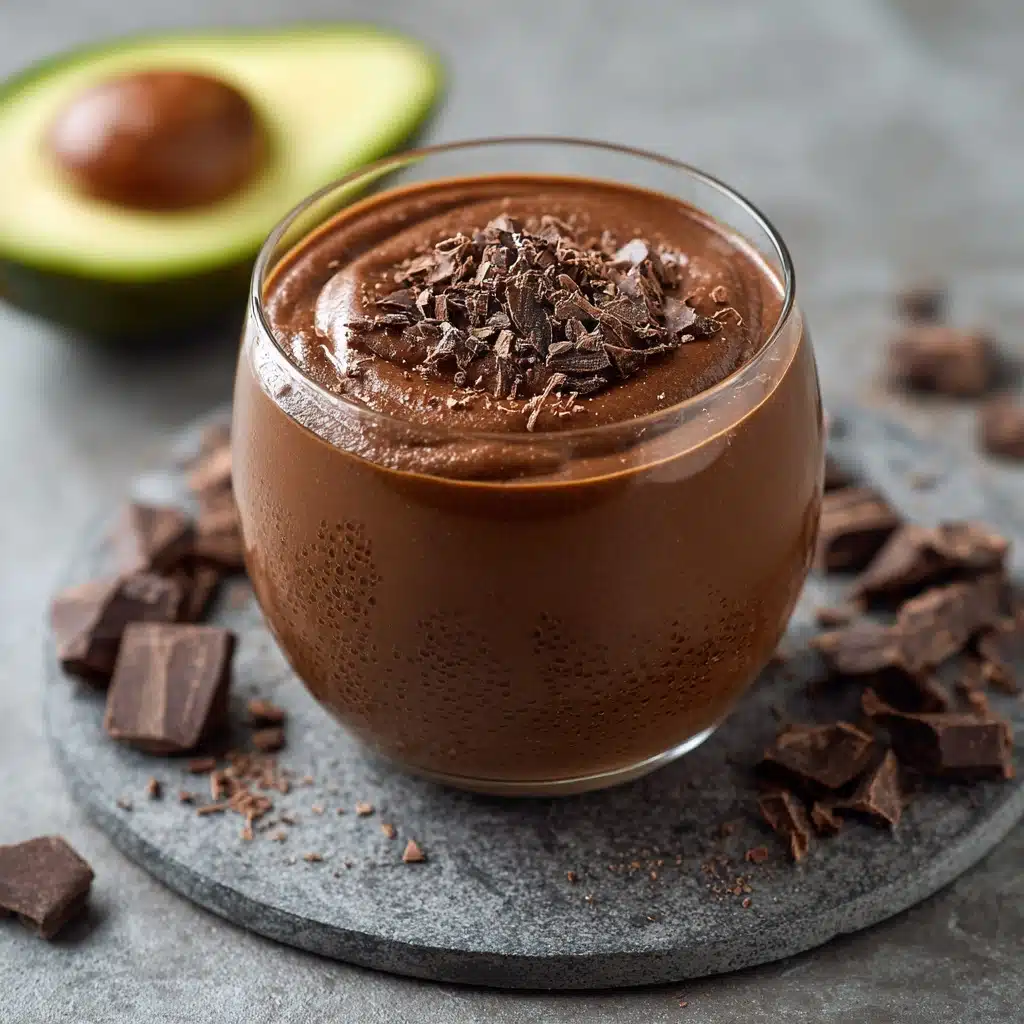 Avocado Chocolate Peanut Butter Smoothie Recipe - Recipe Image