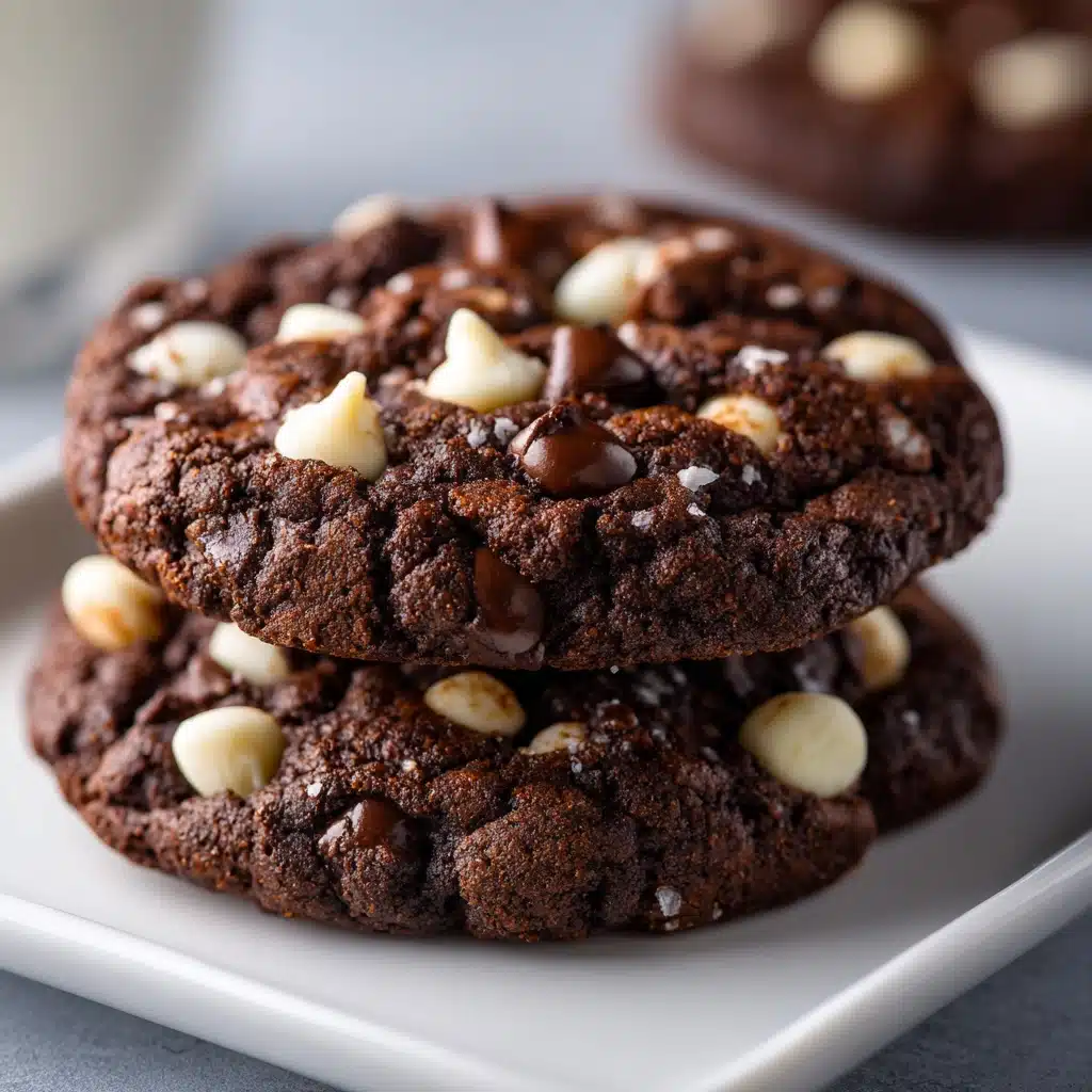 Flourless Triple Chocolate Cookies Recipe - Recipe Image