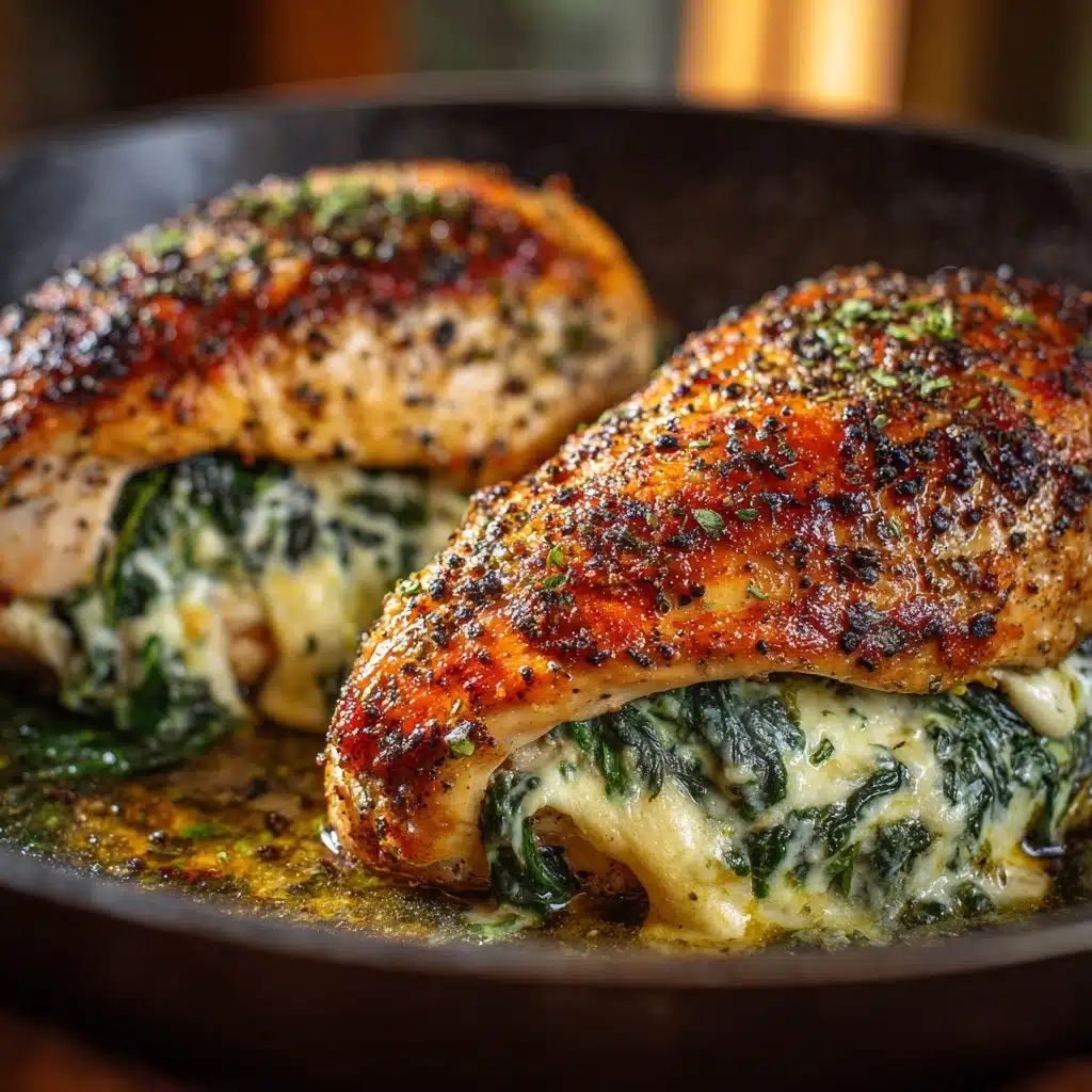 Spinach and Cheese Stuffed Chicken Breast Recipe - Recipe Image