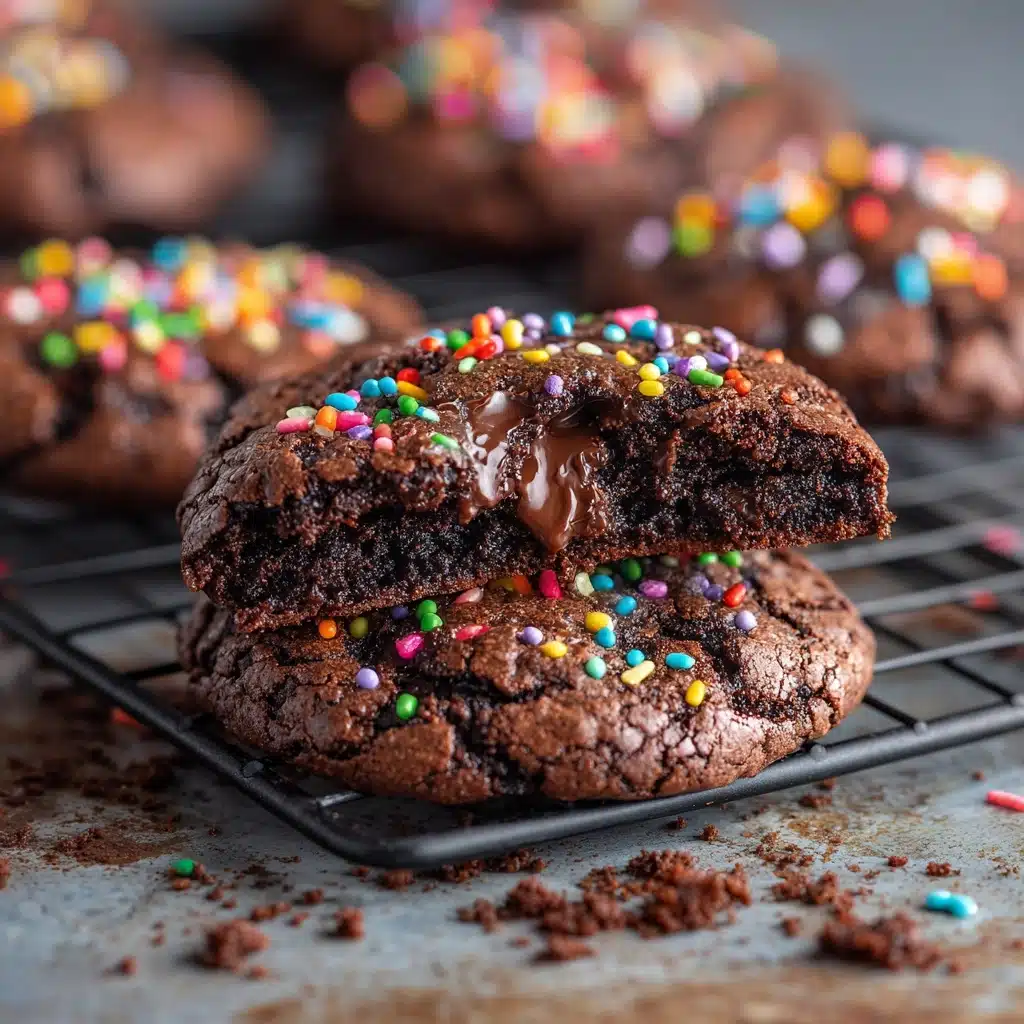 Fudgy Cosmic Brownie Cookies Recipe