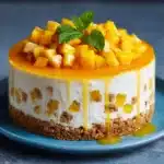 Unbaked Cheese and Mango Cake Recipe