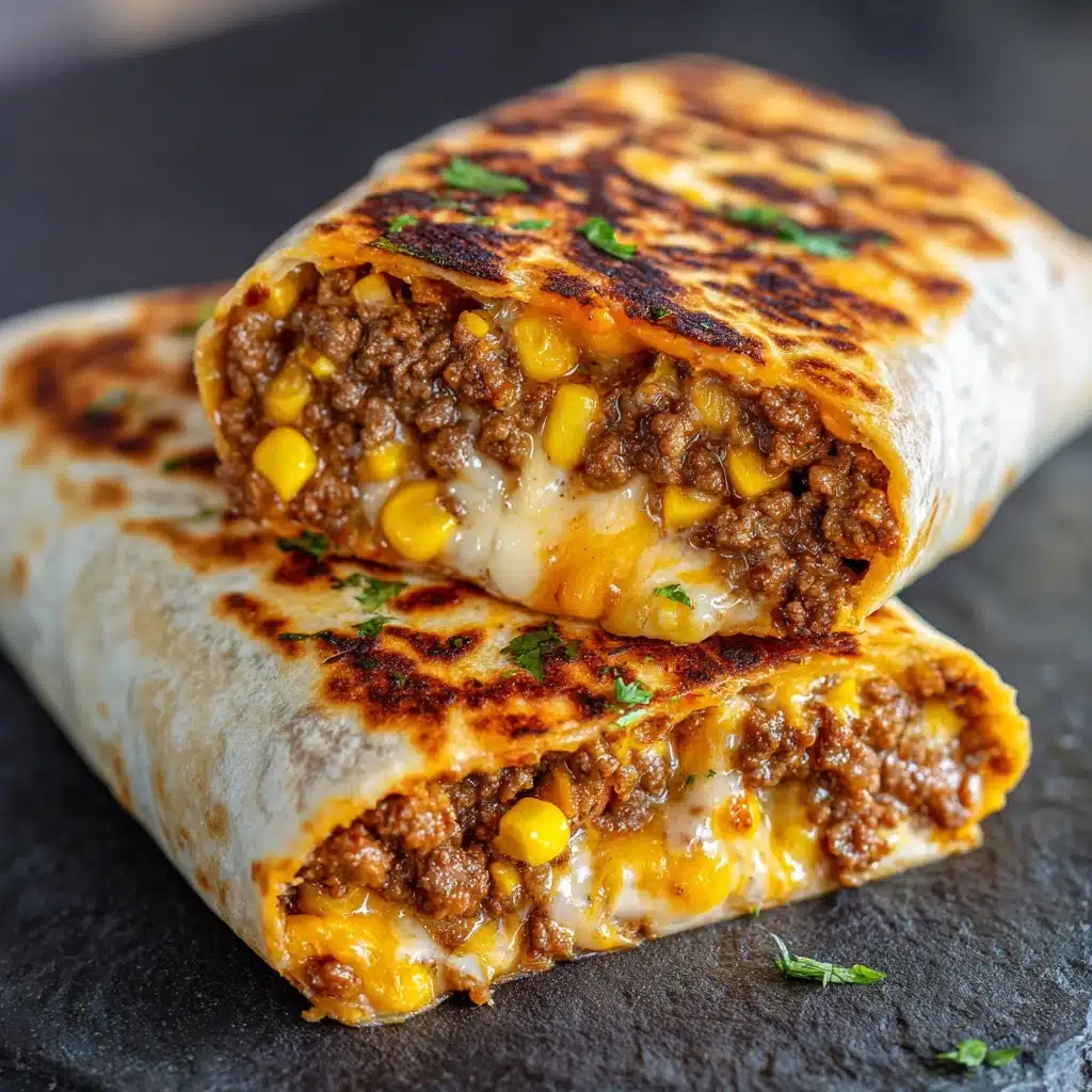 Beef and Cheese Chimichangas Recipe - Recipe Image