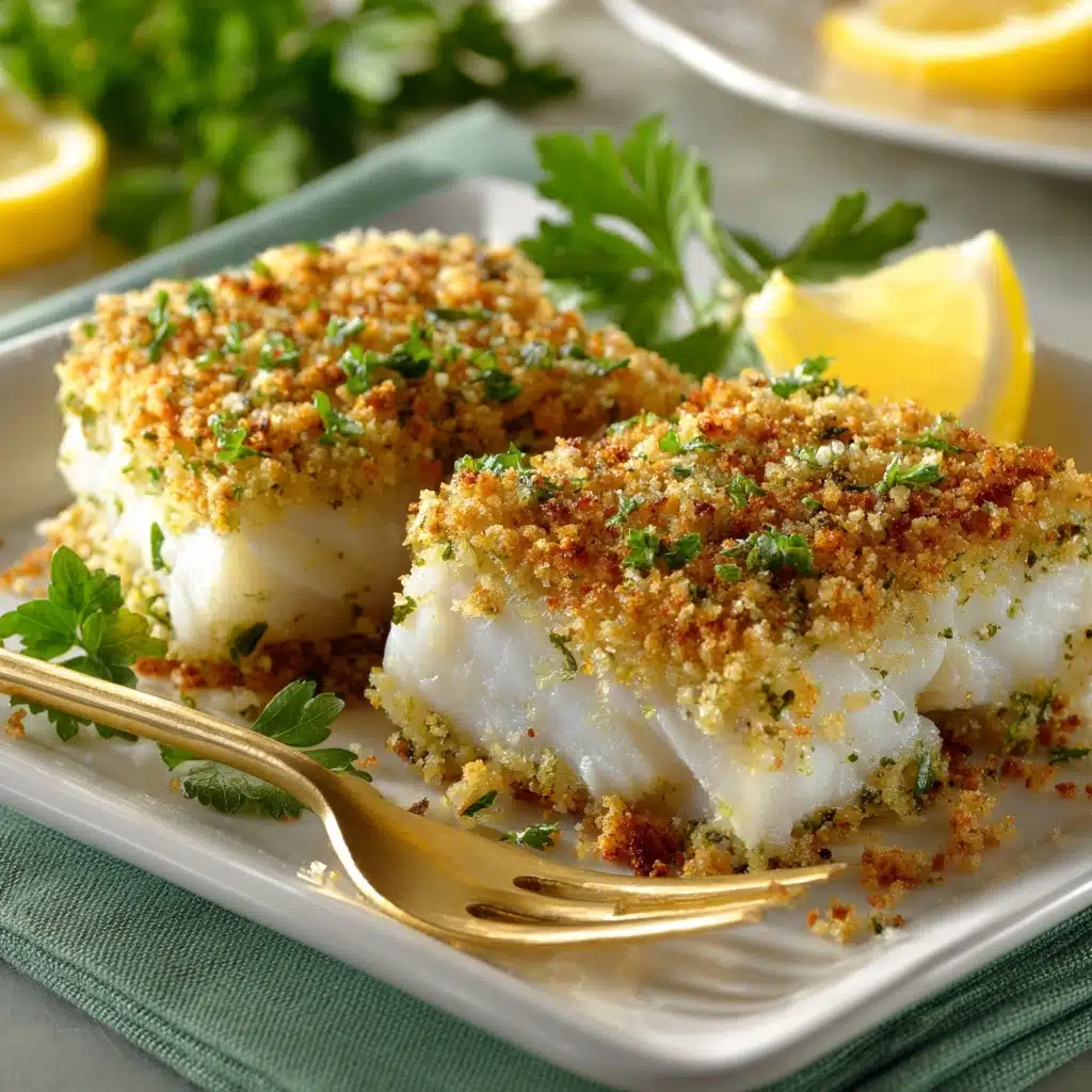 Panko Parmesan Baked Cod Recipe