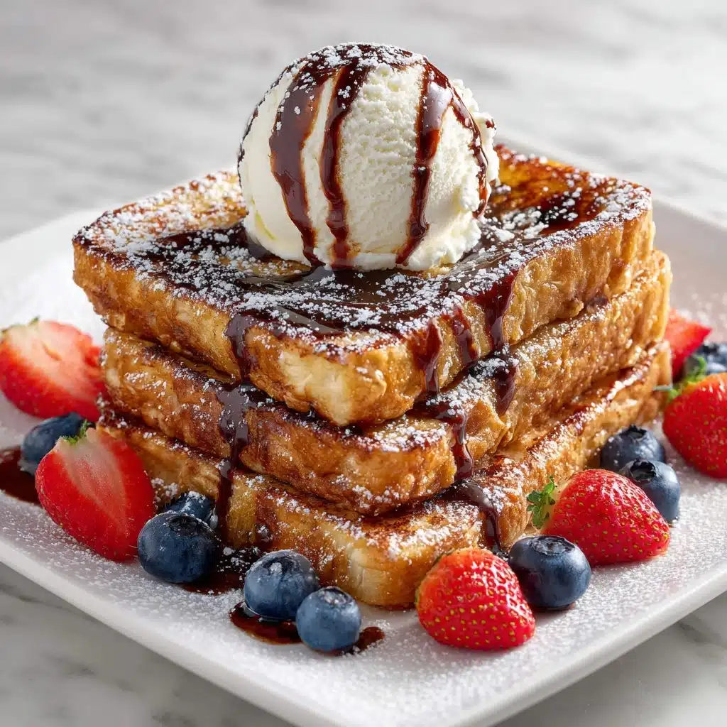 Nutella Stuffed Churro French Toast Recipe - Recipe Image