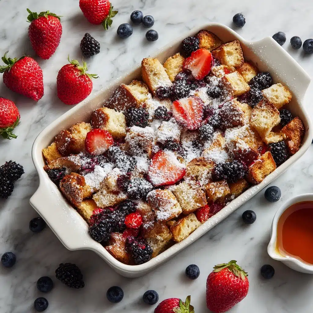 Berries & Cream French Toast Casserole Recipe