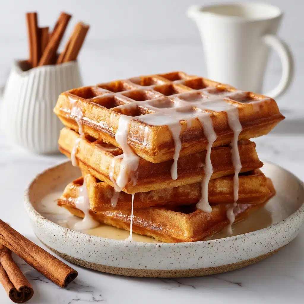 Cinnamon Roll Waffles Recipe