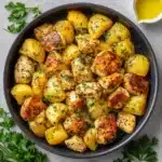 Garlic Butter Chicken and Potato Skillet Recipe