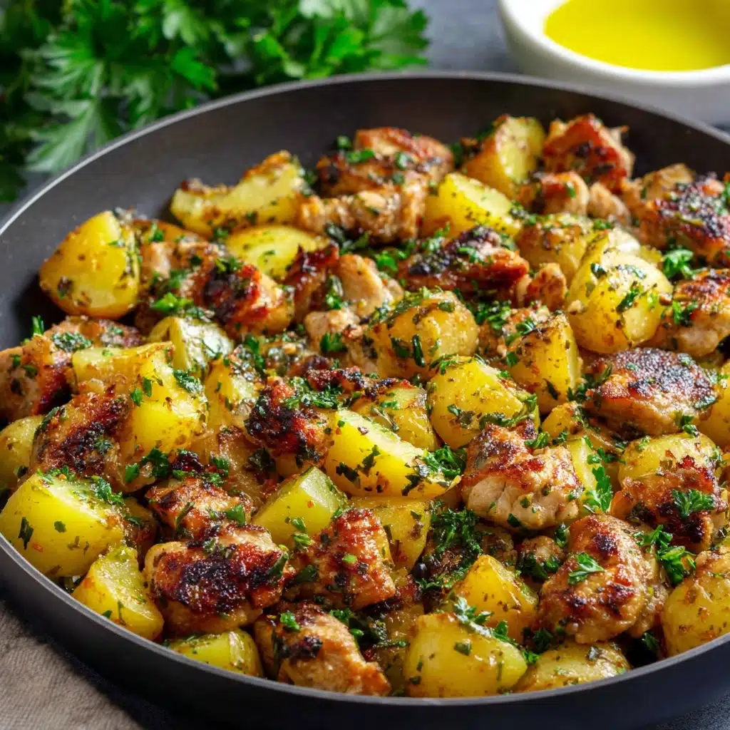 Garlic Butter Steak Bites and Potatoes Recipe