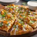 Buffalo Chicken Flatbread Recipe