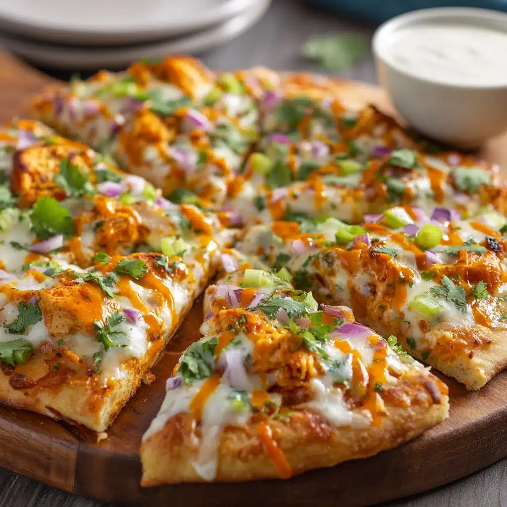 Buffalo Chicken Flatbread Recipe