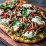 Chicken Pesto Flatbread Recipe
