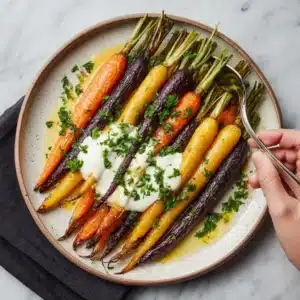 Simple Roasted Carrots with Cumin, Honey & Ricotta Recipe