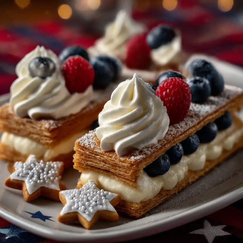 Patriotic Red, White and Blue Pastries Recipe