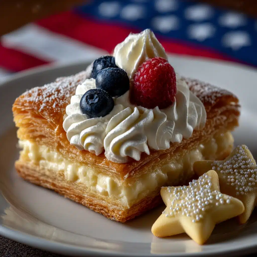 Patriotic Red, White and Blue Pastries Recipe - Recipe Image