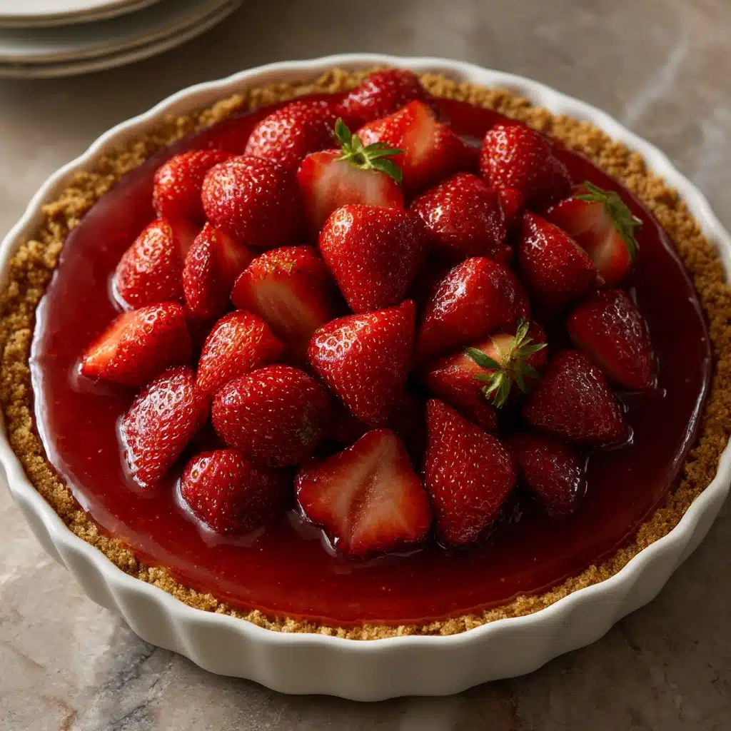Strawberry Cream Cheese Pie Recipe - Recipe Image