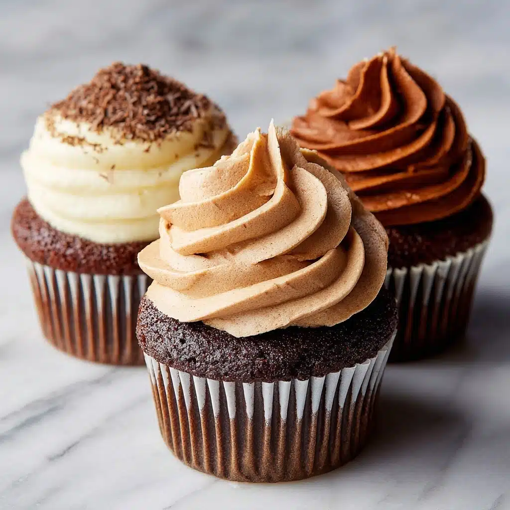 Buttercream Icing for Cupcakes (Vanilla and Chocolate) Recipe - Recipe Image