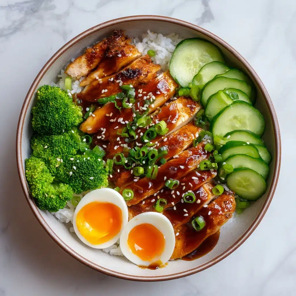 Sticky Chicken Rice Bowls Recipe - Recipe Image