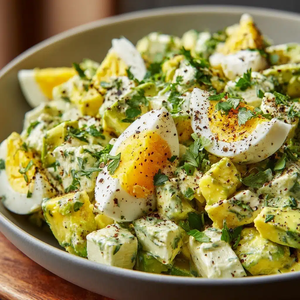 Keto Avocado Egg Salad Recipe