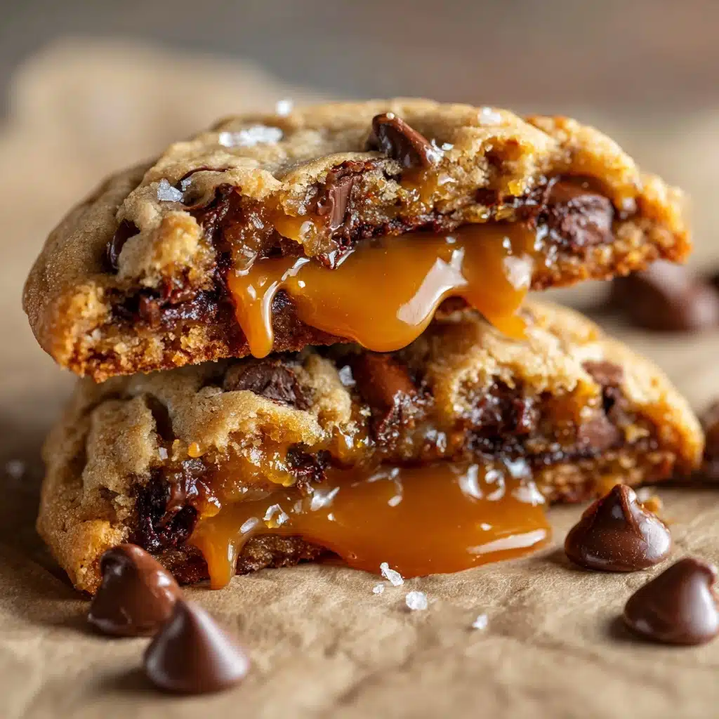 Caramel Chocolate Chip Cookies Recipe - Recipe Image