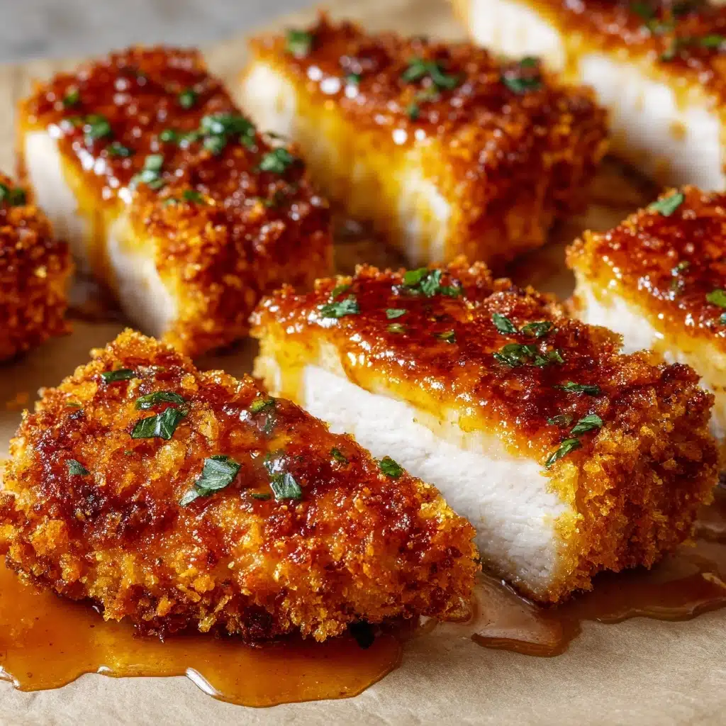 Baked Crunchy Hot Honey Chicken Recipe