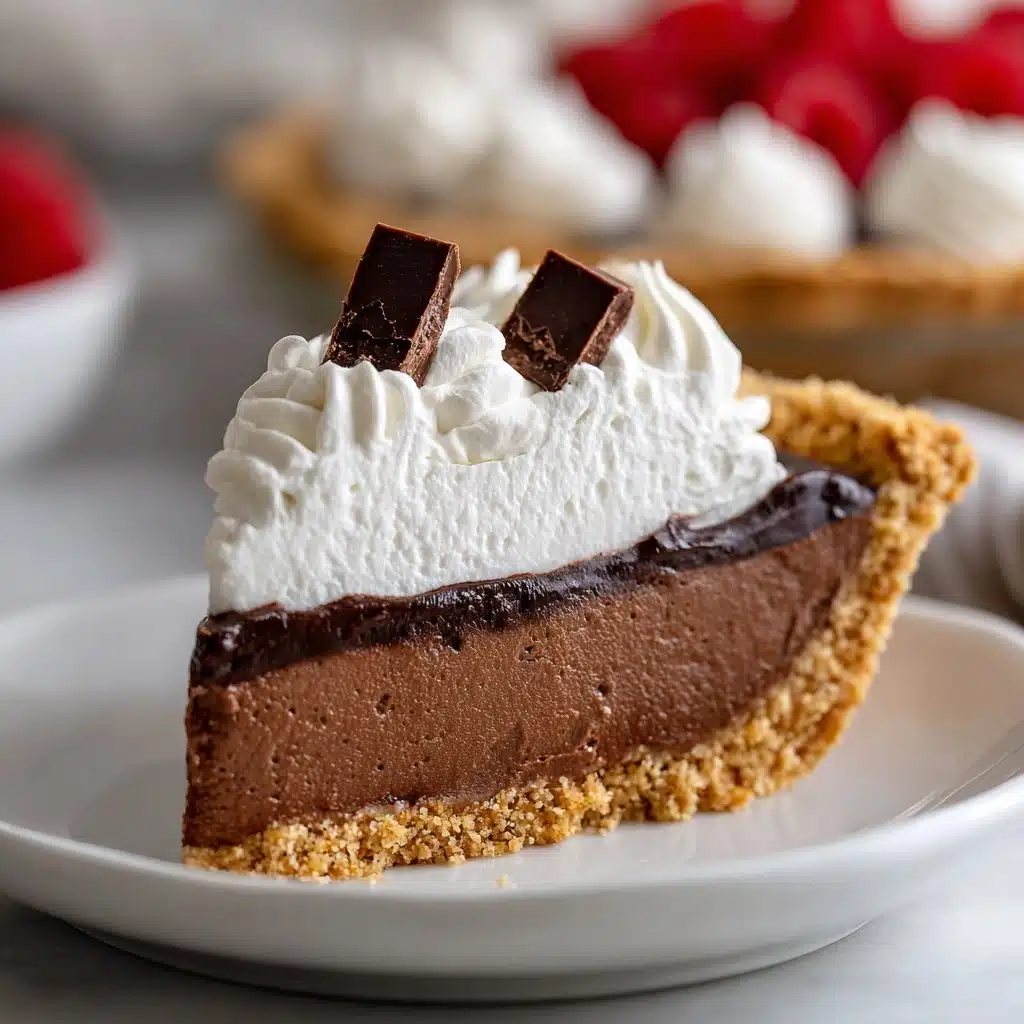 Keto Chocolate Pie Recipe - Recipe Image