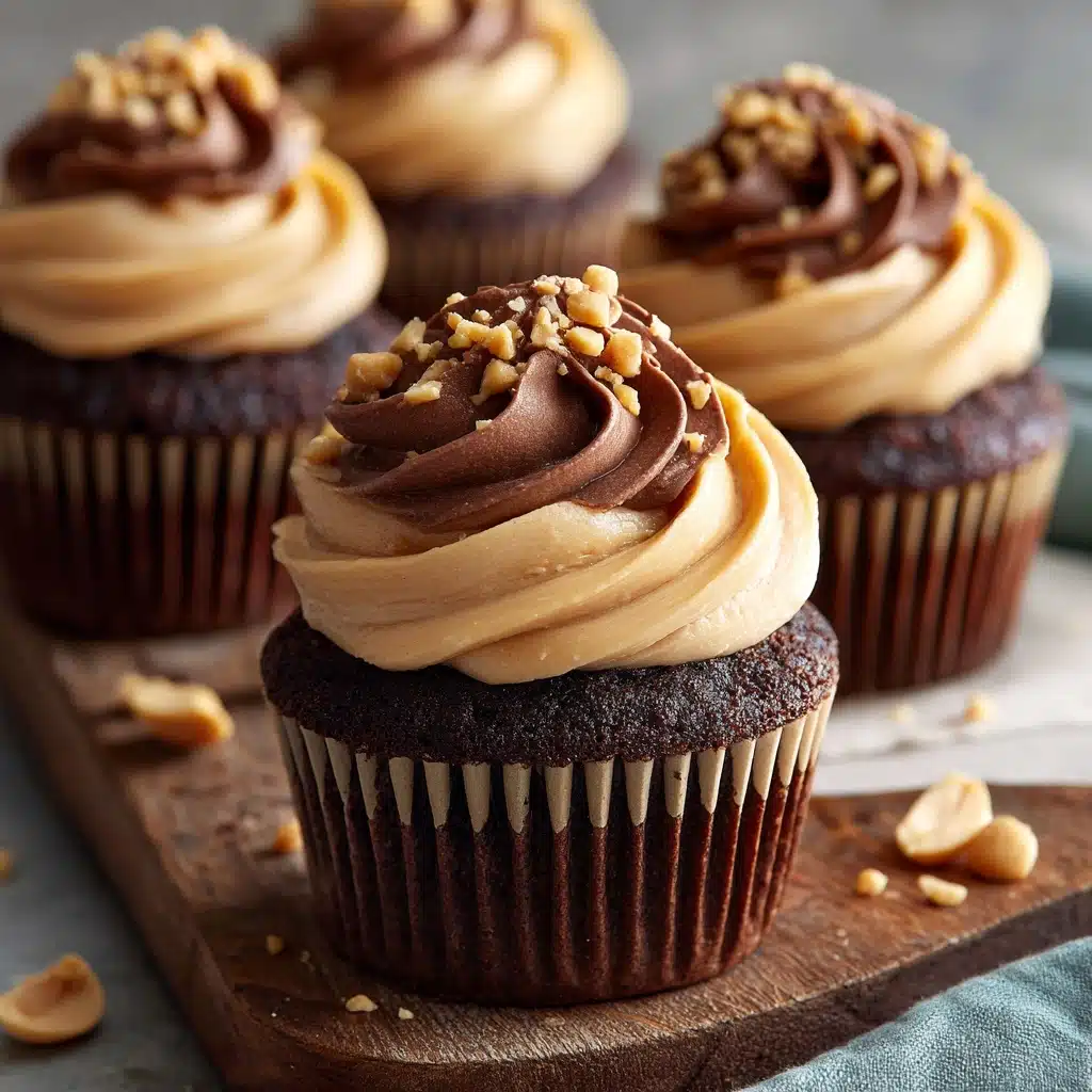 Chocolate Peanut Butter Cupcakes Recipe